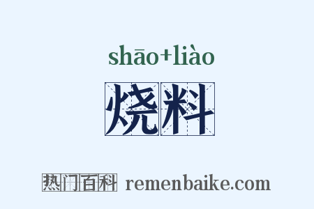 烧料是什么意思的图片